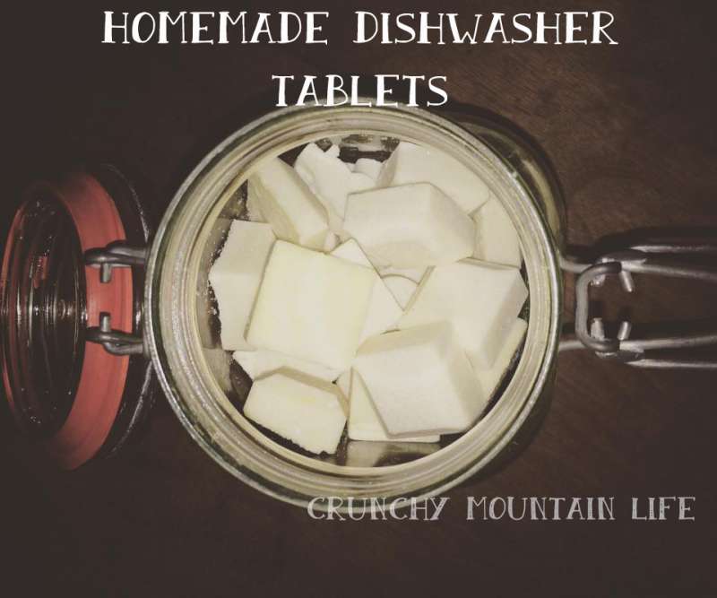 Homemade Dishwasher Tablets