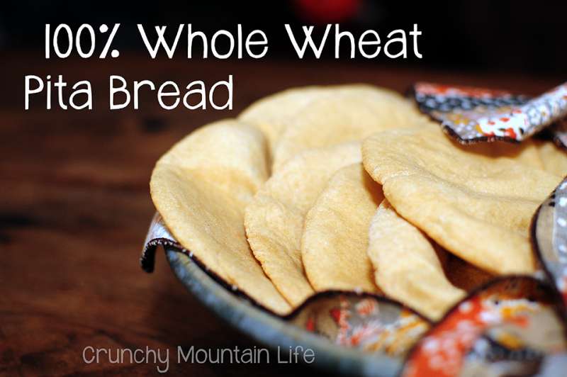 100% Whole Wheat Pita Bread