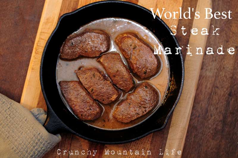 World’s Best Steak Marinade