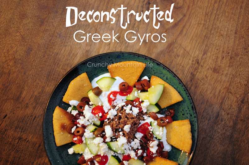 Deconstructed Greek Gyros
