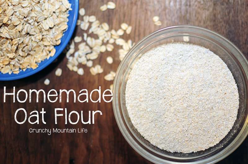 Homemade Oat Flour {gluten free}